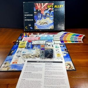 1992 Spy Alley Game of Suspense and Intrigue 100% Complete Well Cared For!